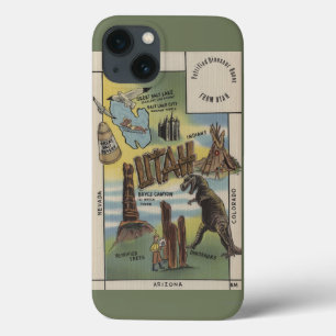 UtahDepictions of Sites to See in UtahUtah iPhone 13 Case
