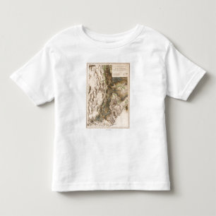 UtahPanoramic MapUtah Toddler T-Shirt