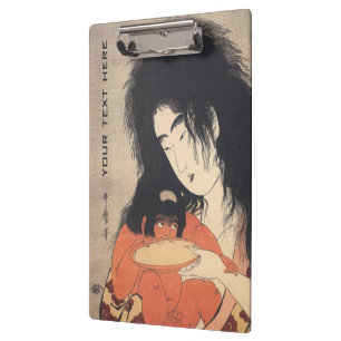 Utamaro’s Japanese Art custom clipboard
