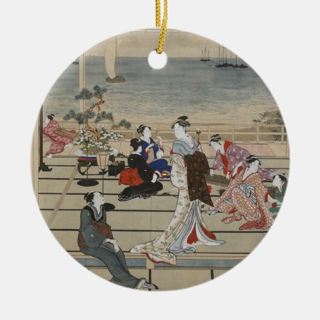 Utamaro’s Japanese Art ornament (Front)
