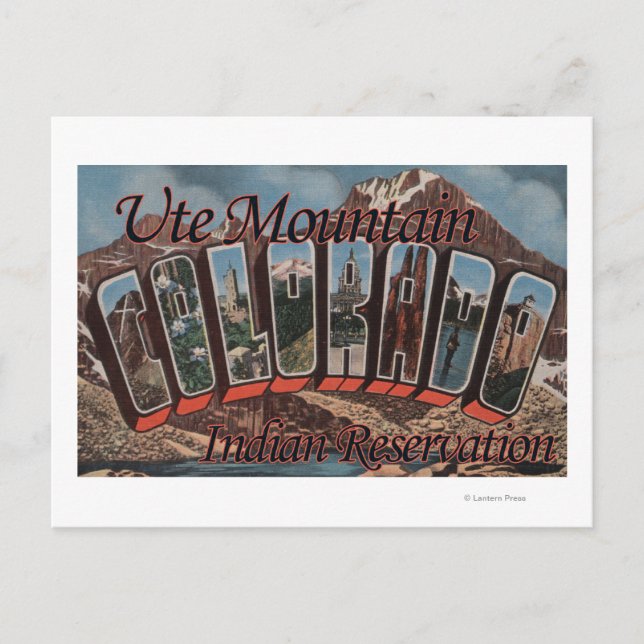Ute Mountain Indian Reservation, Colorado Postcard (Front)
