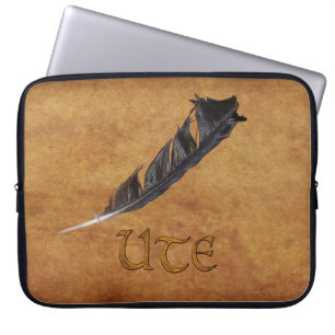 UTE Native American Feather Laptop Sleeve