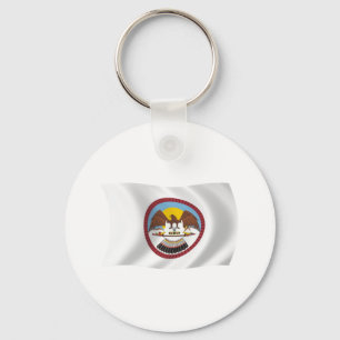 Ute Tribe Flag Keychain