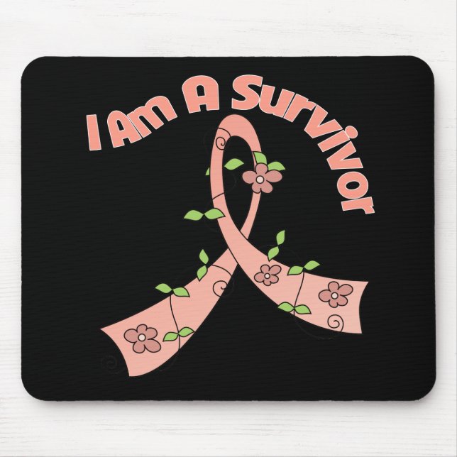 Uterine Cancer I Am A Survivor Mouse Pad (Front)