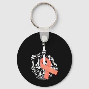 Uterine Cancer Middle Finger Uterus Cancer Key Ring