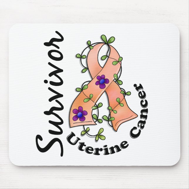 Uterine Cancer Survivor 15 Mouse Pad (Front)