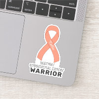 Uterine/Endometrial Cancer Vinyl Sticker