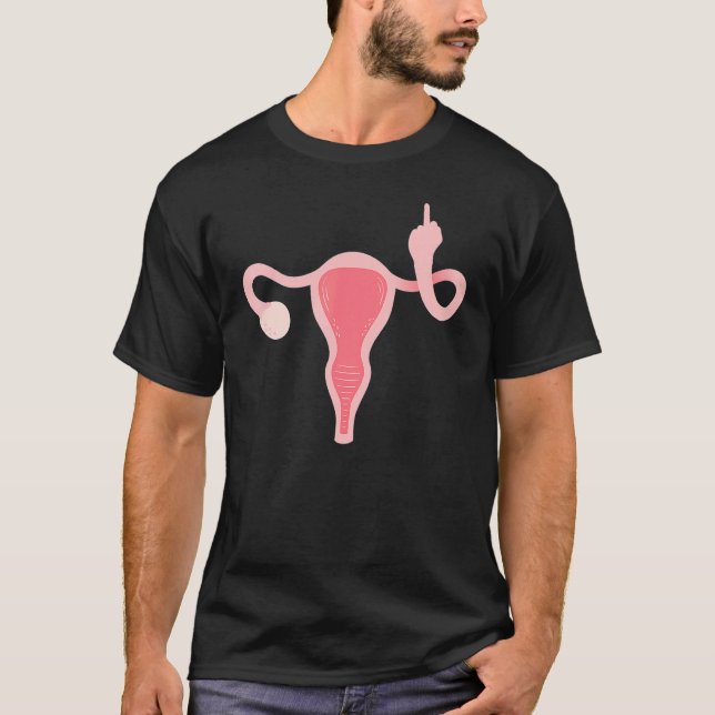Uterus My Body My Choice Pro Choice Feminist Women T-Shirt (Front)