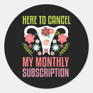 Uterus Removal Surgery Support Hysterectomy Surviv Classic Round Sticker