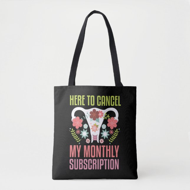 Uterus Removal Surgery support Hysterectomy Tote Bag (Front)
