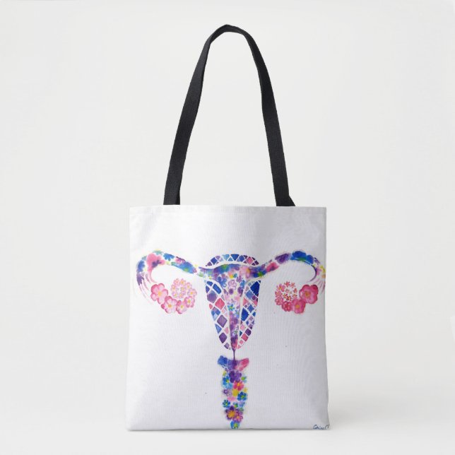 Uterus Tote Bag (Front)