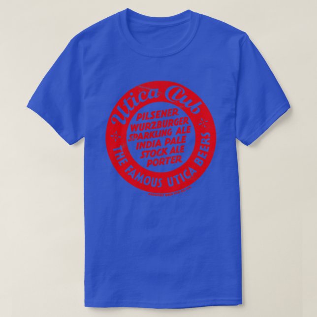 Utica Club Vintage Beer Lover Gift2 T-Shirt (Design Front)