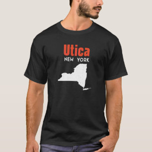 Utica New York Usa State America Travel New Yorker T-Shirt
