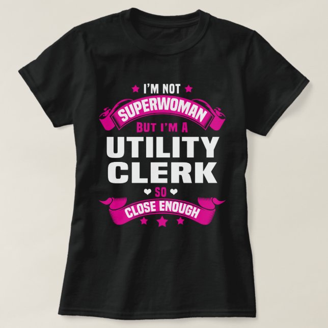 Utility Clerk T-Shirt (Design Front)