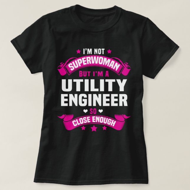 Utility Engineer T-Shirt (Design Front)
