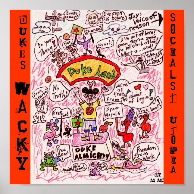 Utopia according to Duke Poster (Front)