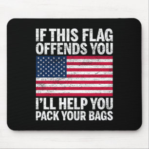 Utopia Sport Usa Shop If This Flag Offends You I'l Mouse Pad
