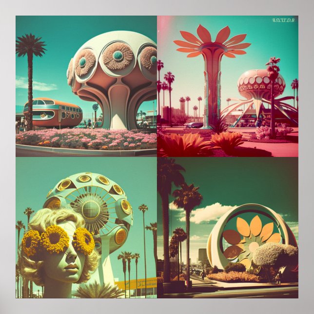 Utopian Tomorrows - (With Drawing Board Logo) Poster (Front)