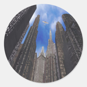 utopolis classic round sticker