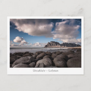 Uttakleiv Lofoten Islands Postcard