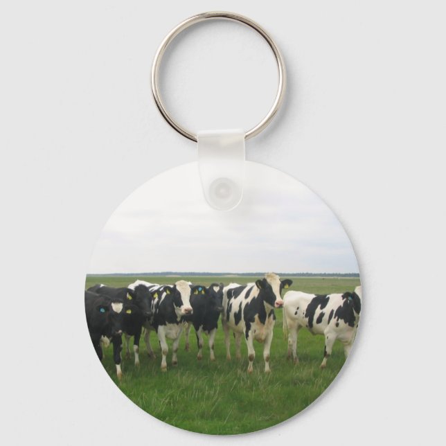 Utterly Delightful Cows! Key Ring (Front)