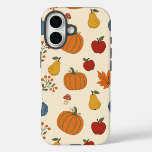 utumn Harvest Pumpkins Fruit Pattern Case