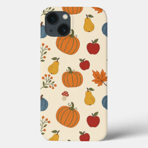 utumn Harvest Pumpkins Fruit Pattern Case