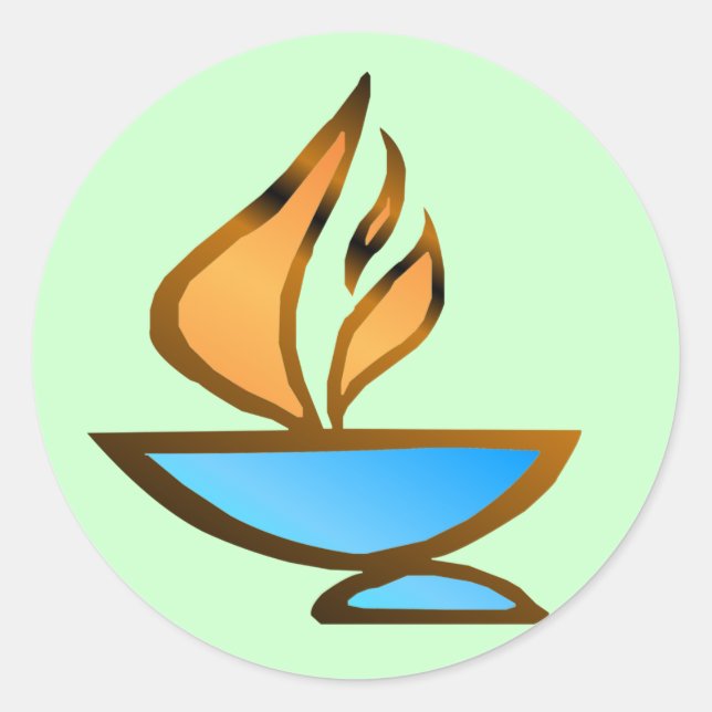 UU Chalice Classic Round Sticker (Front)