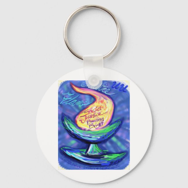 UU Chalice.jpg Key Ring (Front)