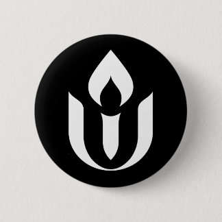 UU White Chalice Button