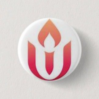 UUA Logo (White background) 3 Cm Round Badge