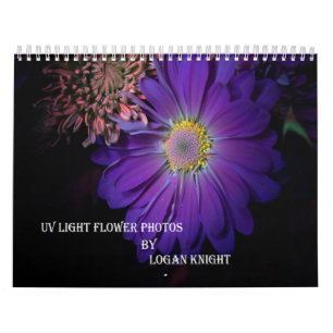 UV Light Flower Photos Calendar