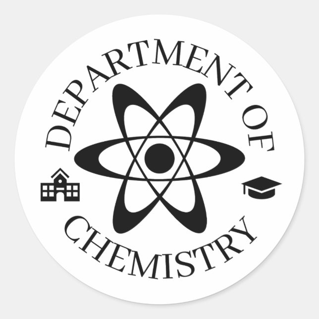 Uva Chemistry  Classic Round Sticker (Front)
