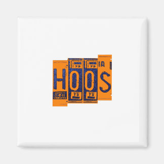 UVA hoos license plate Magnet