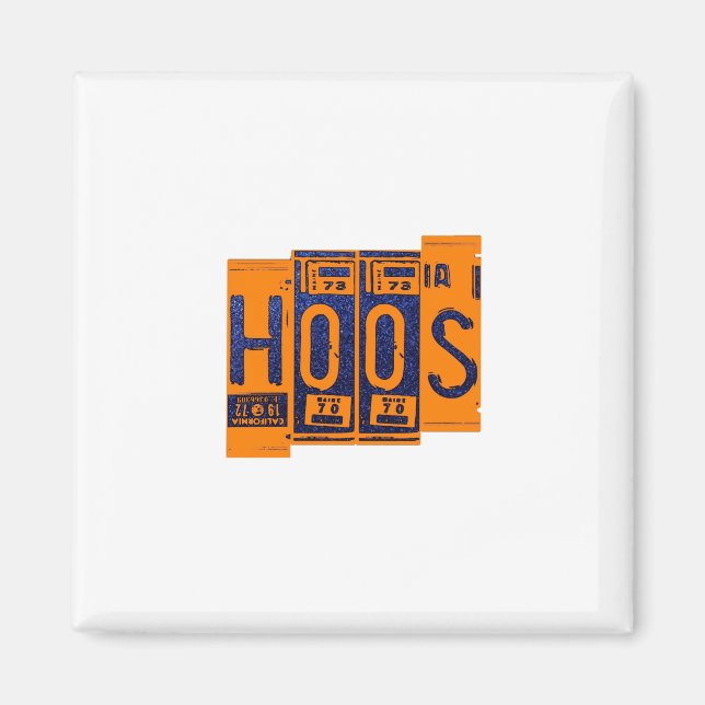 UVA hoos license plate Magnet (Front)