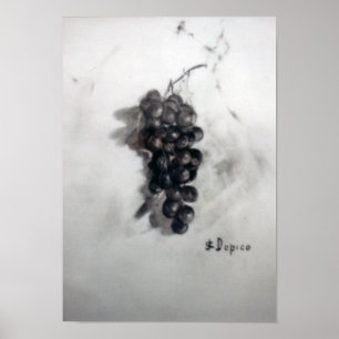 Uvas/Grapes Poster