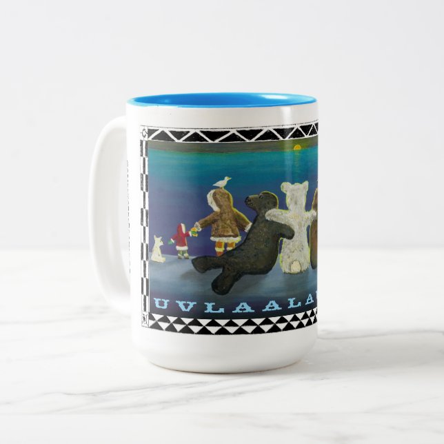 "Uvlaalautaq" Inupiaq mug (Front Left)