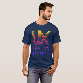 UX Design Matters Rainbow Logo Men's T-Shirt