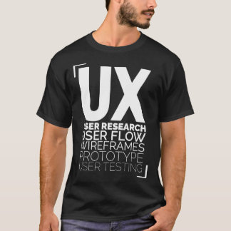 Ux design process gift for user experience designe T-Shirt