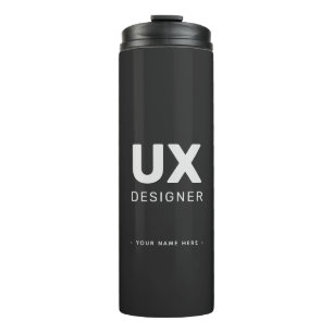 UX Designer Modern Customisable Thermal Tumbler