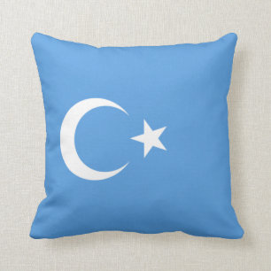 Uyghur Flag of East Turkistan (Uyghuristan) Cushion