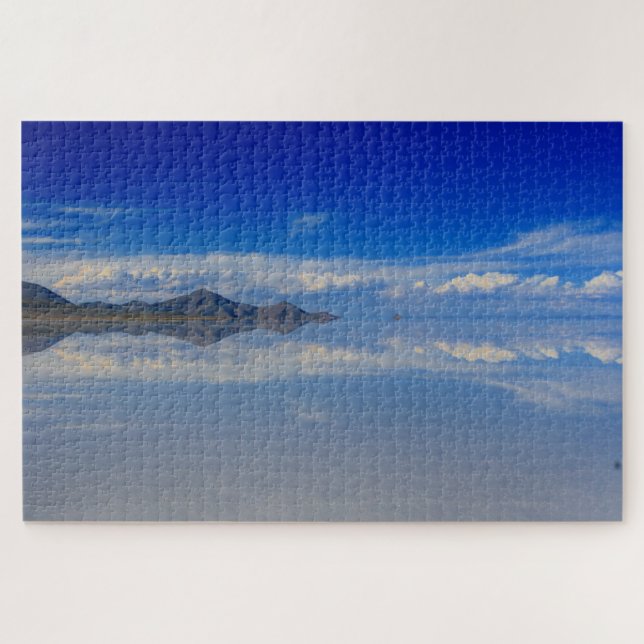 uyuni salt plains reflection jigsaw puzzle (Horizontal)