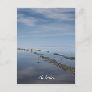 uyuni salt trail bolivia postcard