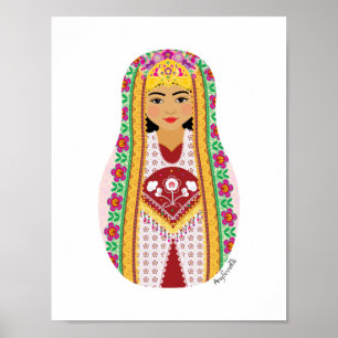 Uzbek Matryoshka Poster