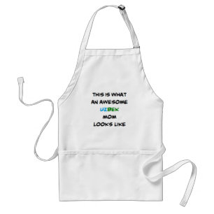 uzbek mom, awesome standard apron