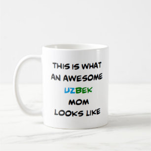 uzbek mum, awesome coffee mug