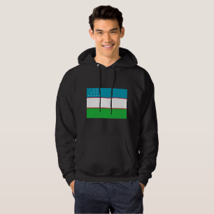 Uzbekistan Flag Hoodie