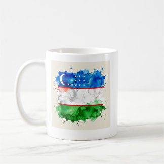 Uzbekistan Flag | Official Uzbek Emblem & Patrioti Coffee Mug