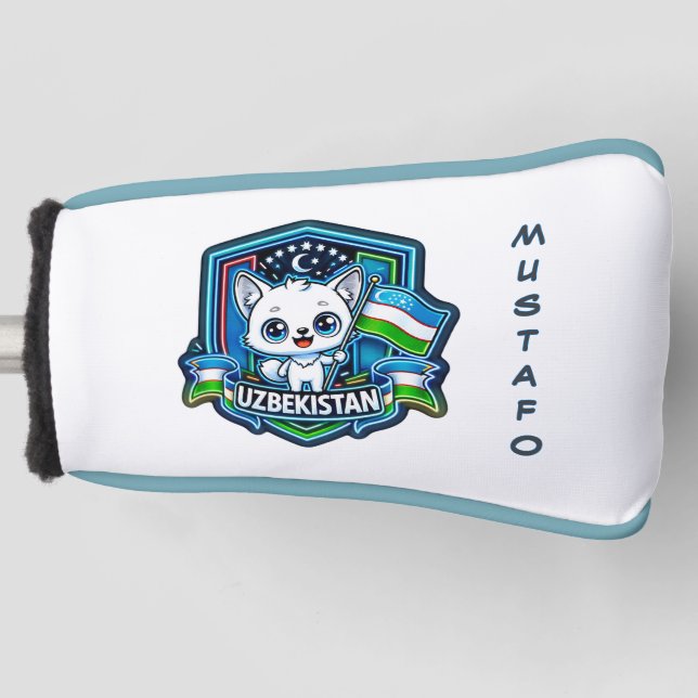 Uzbekistan Golf Head Cover (Front)