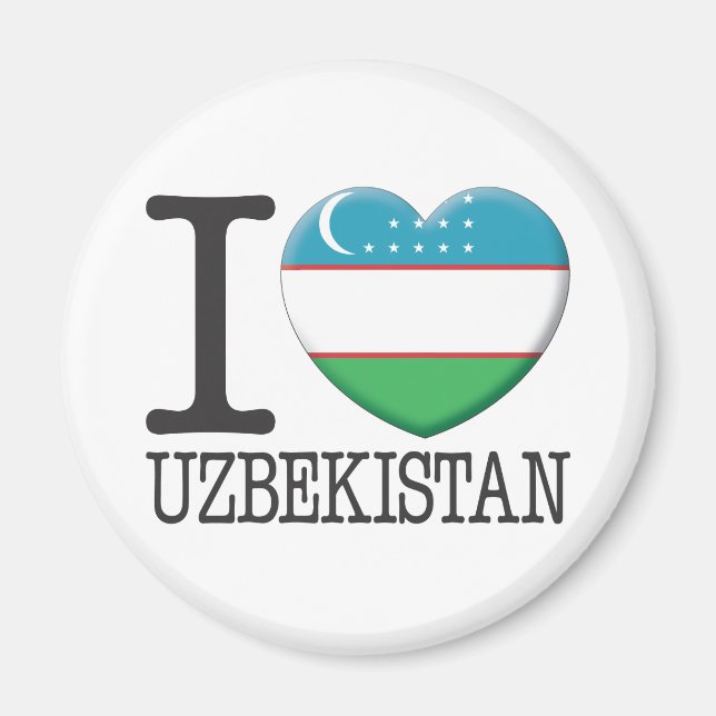 Uzbekistan Magnet (Front)